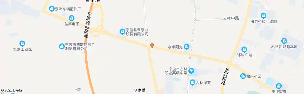 宁波郭夏村_公交站地图_宁波公交_妙搜公交查询2025