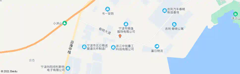 宁波春晓大道观海路口_公交站地图_宁波公交_妙搜公交查询2025