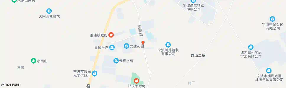 宁波澥浦小学_公交站地图_宁波公交_妙搜公交查询2025
