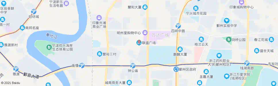 宁波联盛广场(文化商务区)_公交站地图_宁波公交_妙搜公交查询2025