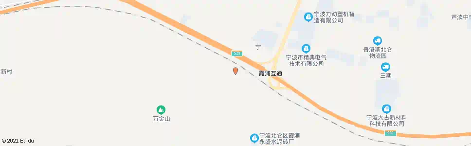 宁波上傅_公交站地图_宁波公交_妙搜公交查询2025