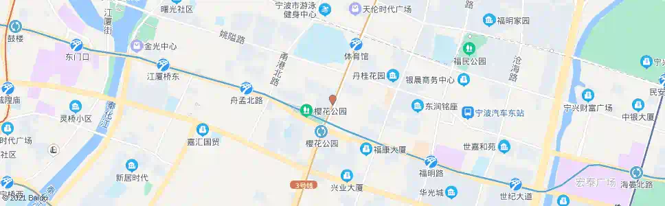 宁波中兴路宁穿路口_公交站地图_宁波公交_妙搜公交查询2025