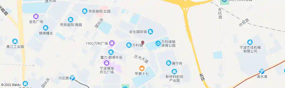 宁波合生国际城(同心路)_公交站地图_宁波公交_妙搜公交查询2025