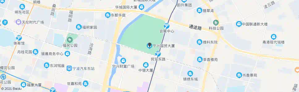 宁波国贸大厦(慈甬路)_公交站地图_宁波公交_妙搜公交查询2025