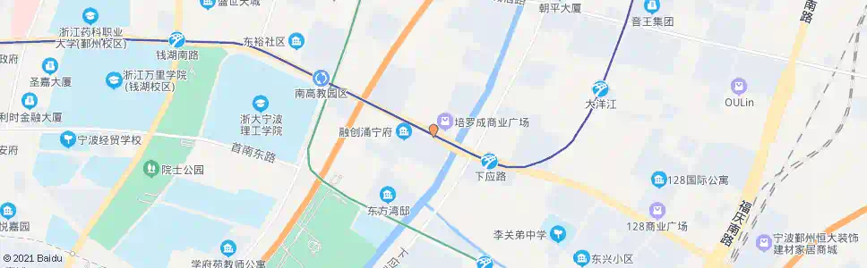 宁波培罗成_公交站地图_宁波公交_妙搜公交查询2025
