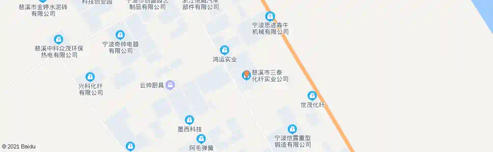宁波三泰化纤_公交站地图_宁波公交_妙搜公交查询2025
