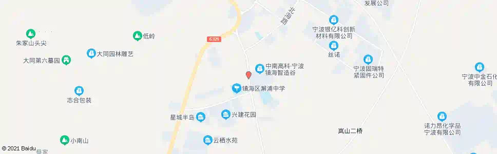 宁波澥浦_公交站地图_宁波公交_妙搜公交查询2025