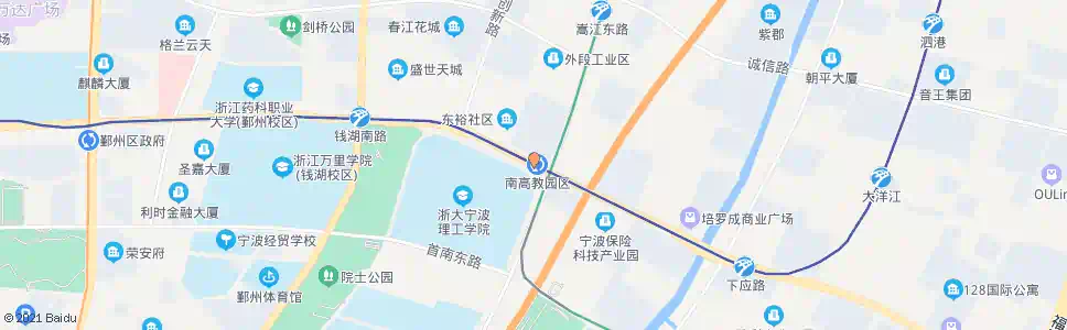 宁波顾家4_公交站地图_宁波公交_妙搜公交查询2025