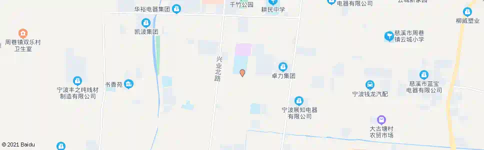 宁波周巷中学东_公交站地图_宁波公交_妙搜公交查询2025