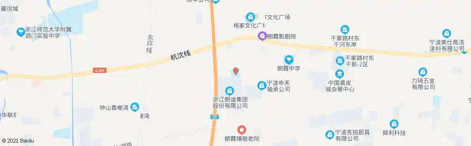 宁波朗霞小学_公交站地图_宁波公交_妙搜公交查询2025