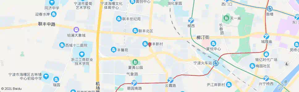 宁波联南社区东大门_公交站地图_宁波公交_妙搜公交查询2025