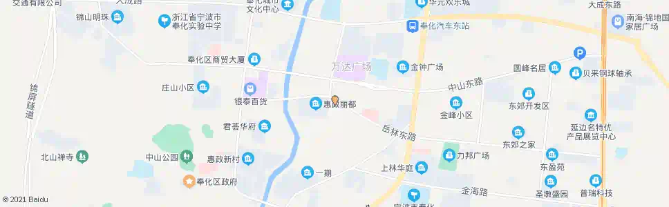 宁波奉化防疫站_公交站地图_宁波公交_妙搜公交查询2025