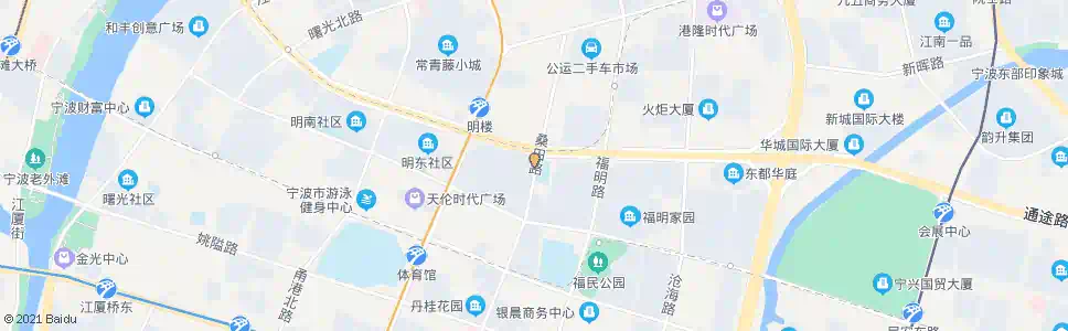 宁波桑田路通途路口_公交站地图_宁波公交_妙搜公交查询2025