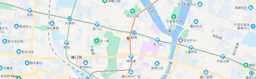 宁波解放南路大梁街口(宁波口腔医院)_公交站地图_宁波公交_妙搜公交查询2025