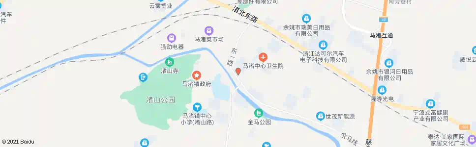 宁波马渚(东行)_公交站地图_宁波公交_妙搜公交查询2025