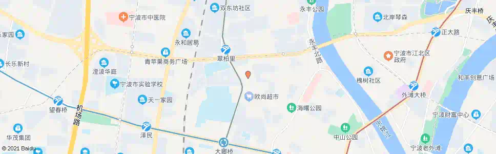宁波翠柏一里_公交站地图_宁波公交_妙搜公交查询2025