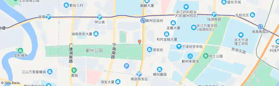 宁波鄞州文艺中心_公交站地图_宁波公交_妙搜公交查询2025