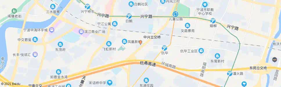 宁波长河交警队_公交站地图_宁波公交_妙搜公交查询2025