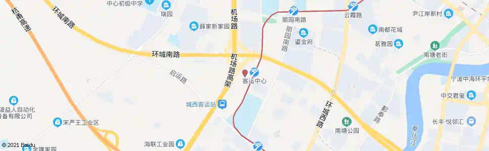 宁波汽车学院_公交站地图_宁波公交_妙搜公交查询2025