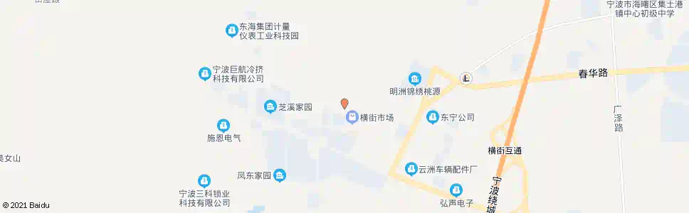 宁波横街派出所_公交站地图_宁波公交_妙搜公交查询2025