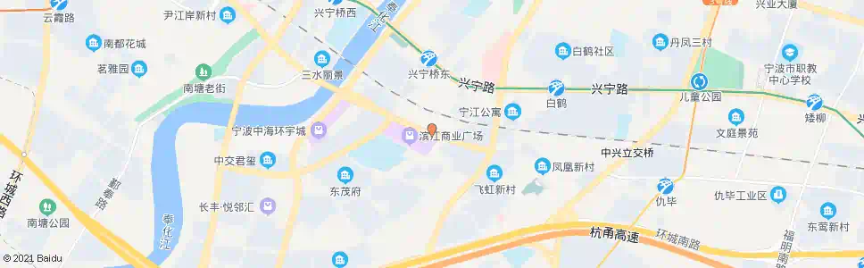 宁波香格里拉城市花园_公交站地图_宁波公交_妙搜公交查询2025