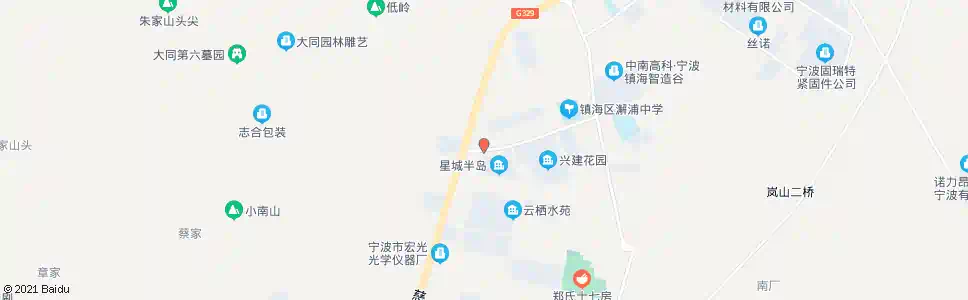 宁波澥浦镇政府_公交站地图_宁波公交_妙搜公交查询2025
