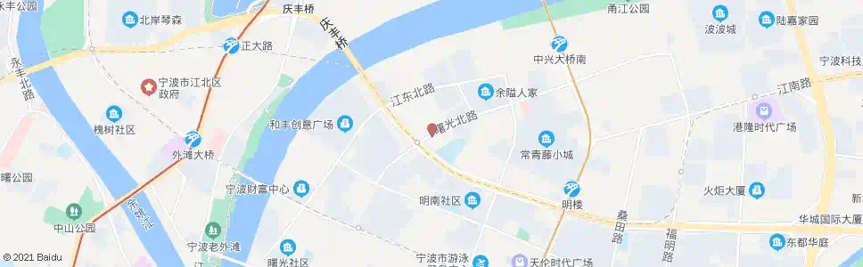 宁波曙光北路通途路口_公交站地图_宁波公交_妙搜公交查询2025