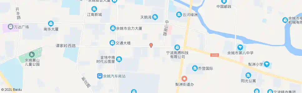 宁波谭家岭东路_公交站地图_宁波公交_妙搜公交查询2025