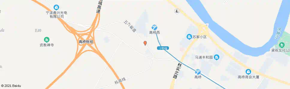 宁波江南村_公交站地图_宁波公交_妙搜公交查询2025