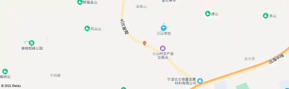 宁波三山_公交站地图_宁波公交_妙搜公交查询2025