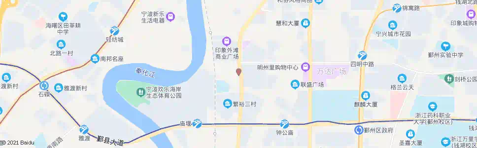 宁波钟公庙中学_公交站地图_宁波公交_妙搜公交查询2025