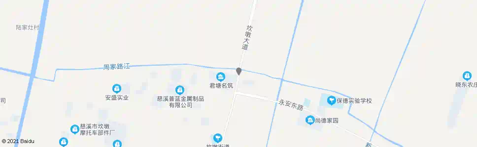 宁波坎墩交警队_公交站地图_宁波公交_妙搜公交查询2025