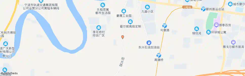 宁波明光路句章中路口_公交站地图_宁波公交_妙搜公交查询2025