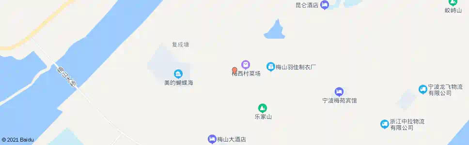 宁波晓山_公交站地图_宁波公交_妙搜公交查询2025