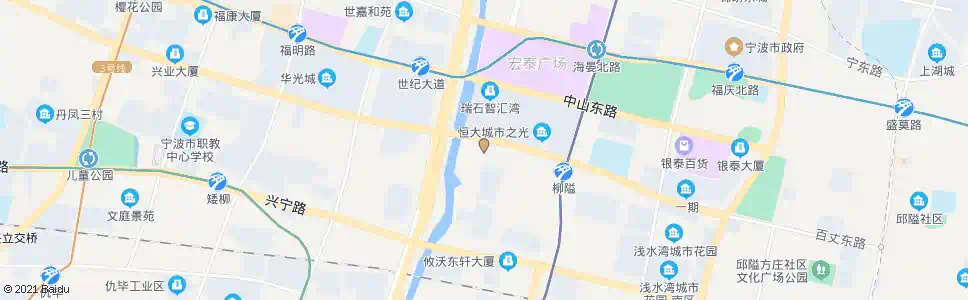 宁波江澄南路百丈东路口_公交站地图_宁波公交_妙搜公交查询2025