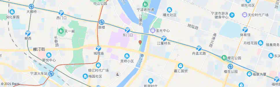 宁波江厦公园_公交站地图_宁波公交_妙搜公交查询2025