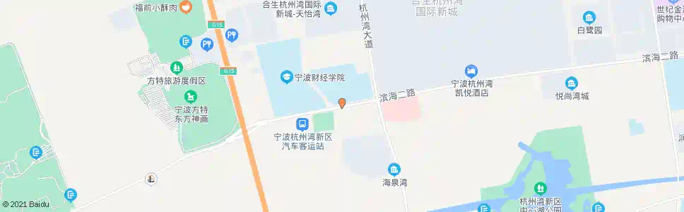 宁波杭州湾职校_公交站地图_宁波公交_妙搜公交查询2025