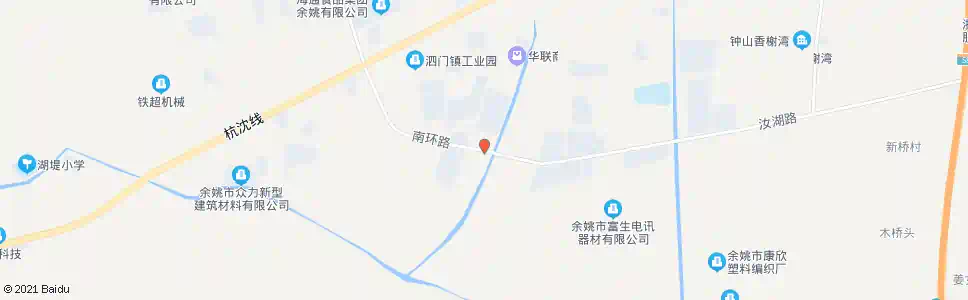 宁波汝湖公园_公交站地图_宁波公交_妙搜公交查询2025