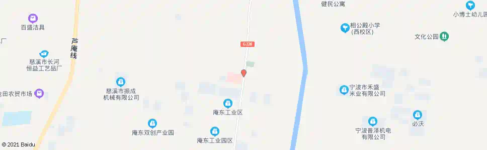 宁波庵东卫生院_公交站地图_宁波公交_妙搜公交查询2025