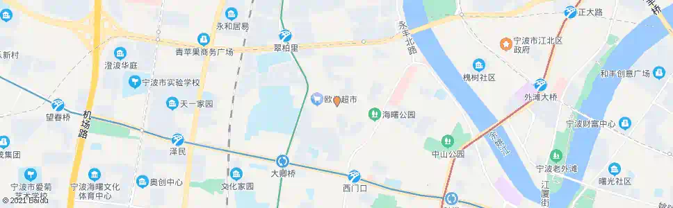 宁波西河街新芝路口_公交站地图_宁波公交_妙搜公交查询2025