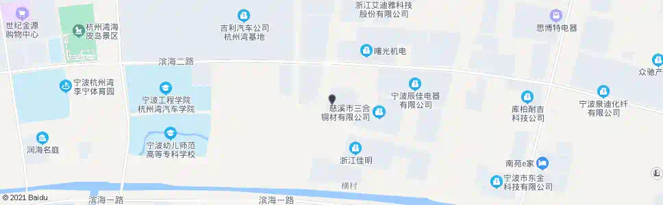 宁波杭州湾电镀_公交站地图_宁波公交_妙搜公交查询2025