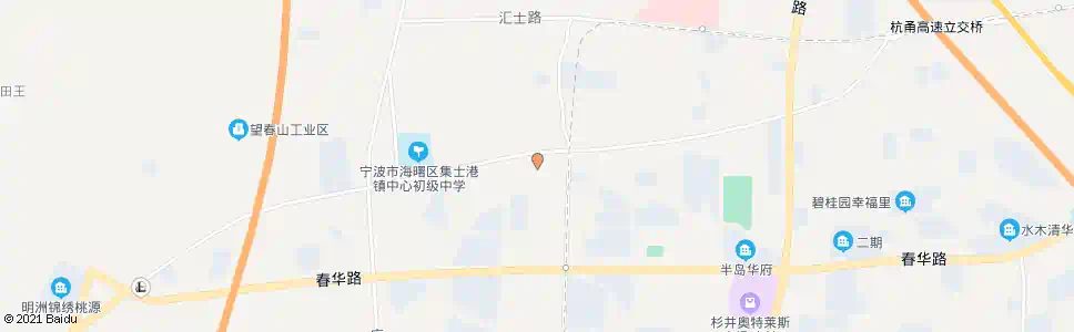 宁波集士西路_公交站地图_宁波公交_妙搜公交查询2025