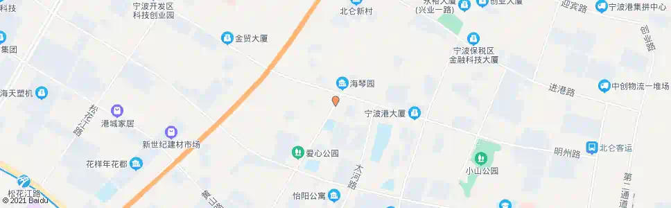 宁波海晨园_公交站地图_宁波公交_妙搜公交查询2025