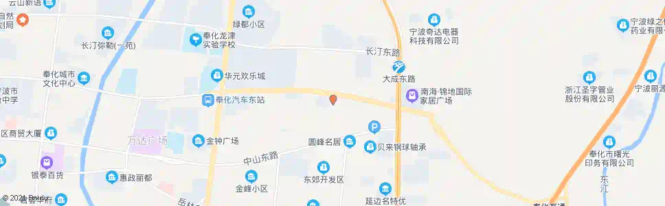 宁波奉化总工会_公交站地图_宁波公交_妙搜公交查询2025
