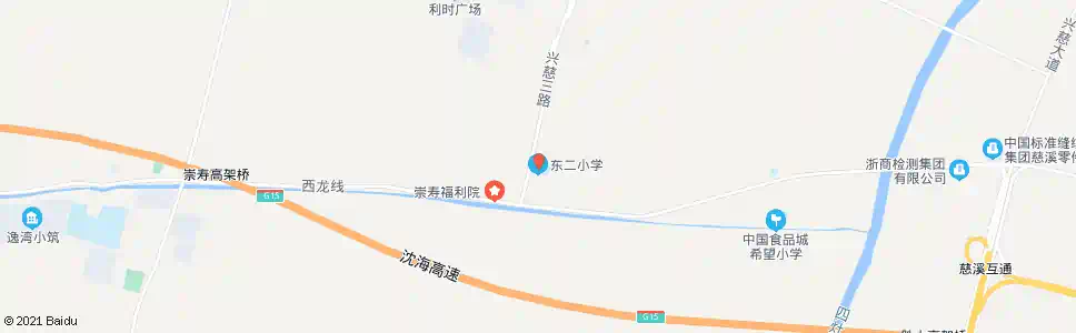 宁波东二小学_公交站地图_宁波公交_妙搜公交查询2025