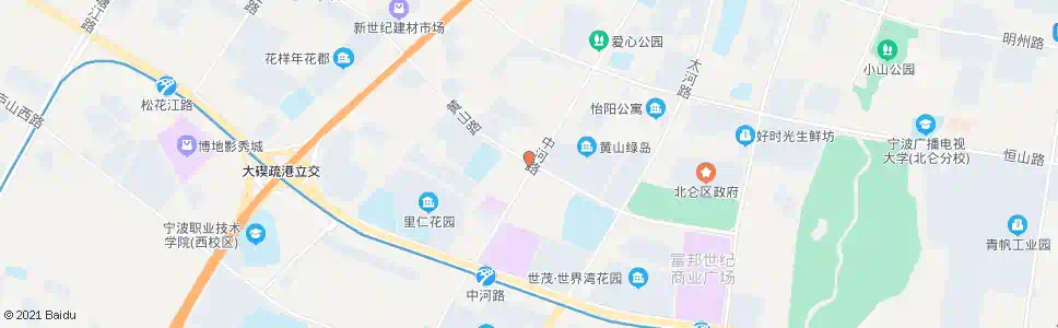 宁波黄山路_公交站地图_宁波公交_妙搜公交查询2025