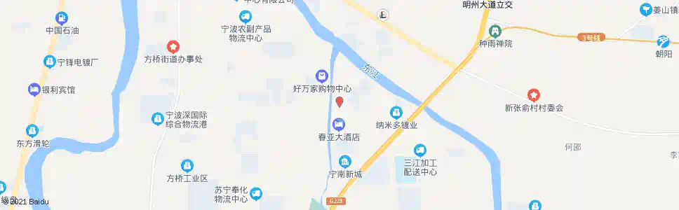 宁波方桥村_公交站地图_宁波公交_妙搜公交查询2025