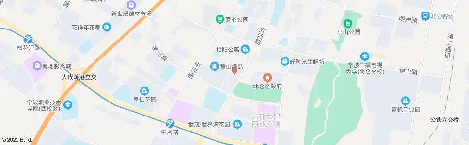 宁波天兴公寓_公交站地图_宁波公交_妙搜公交查询2025
