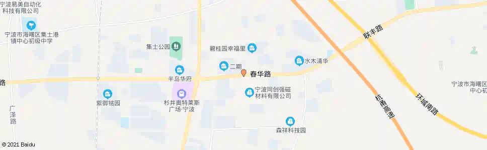 宁波丰城西_公交站地图_宁波公交_妙搜公交查询2025