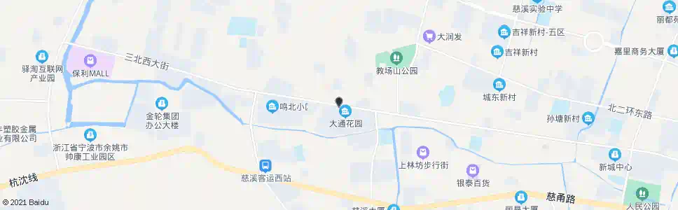 宁波园丁新村_公交站地图_宁波公交_妙搜公交查询2025